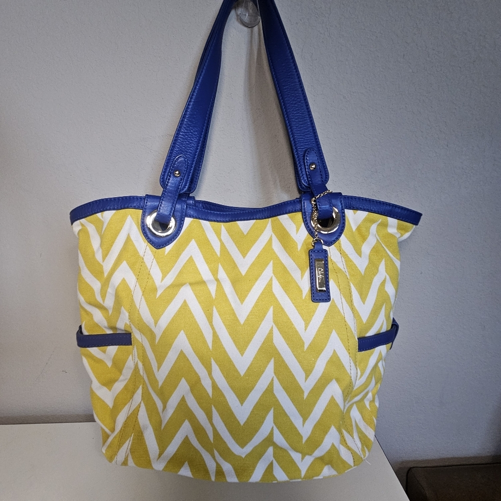 Cole Haan Canvas Tote - yellow